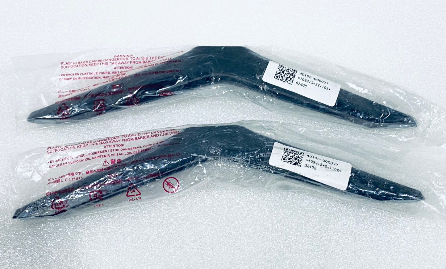 lot Of 2 New - TCL 40105-000077 Black TV Legs