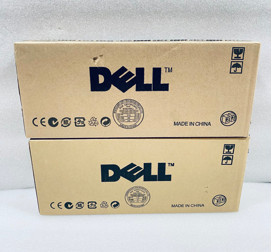 lot Of 2 New Open Box - Dell Monitor Sound Bar Multimedia Black Speaker, 0C730C