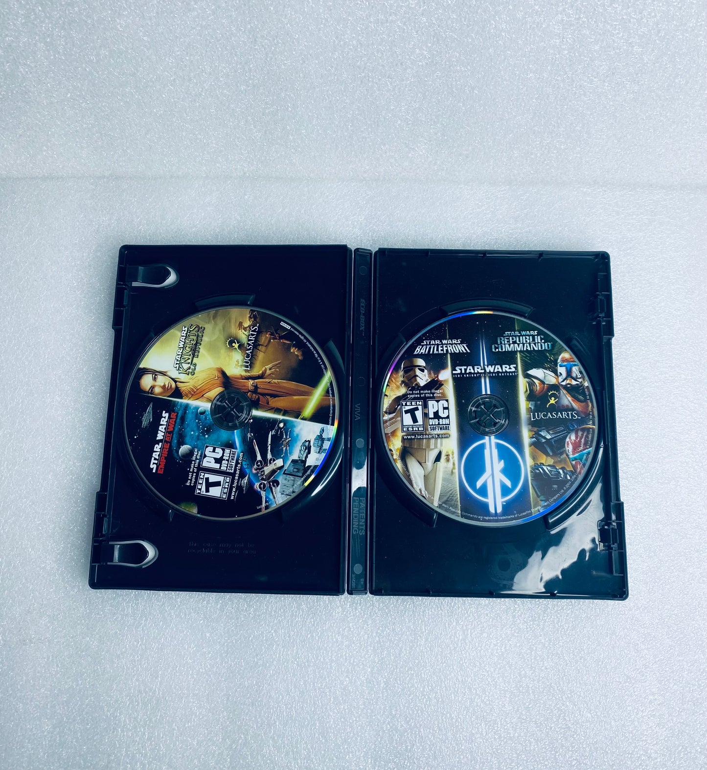 #17 - lucasArts Star Wars The Best Of PC DVD-ROM Replacement Discs - (READ) - (IN CONDITION AS SHOWN)