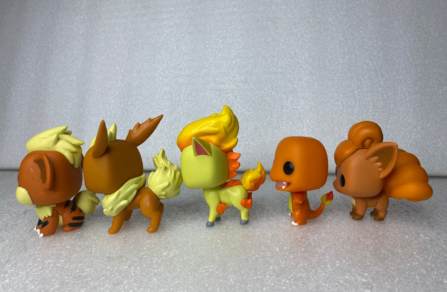 Lot Of 5 - Loose Pokemon Funko Pops, Flareon, Charmander, Vulpix, Ponyta- (READ)