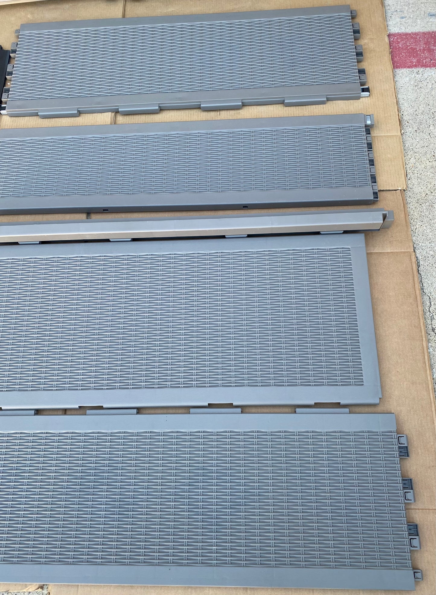 New Other Yitahome 70 Gallon 51" Storage Bench/Deck Box, Light Brown - (READ)