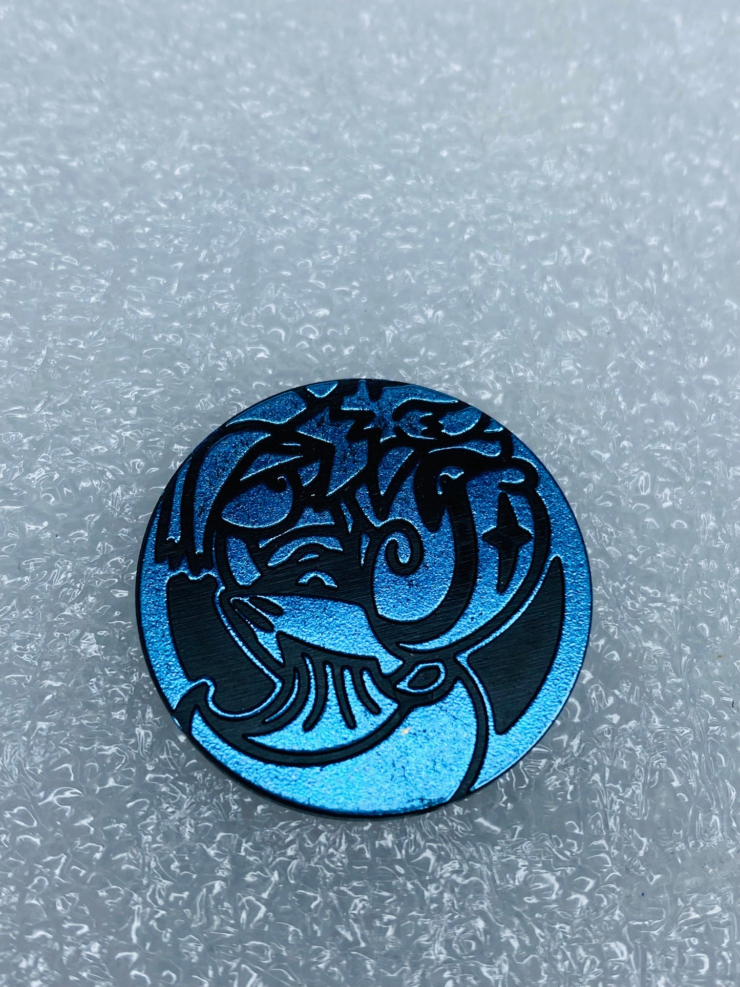 pokemon Accelgor & Escavalier Blue Front, Black Back, 1 3/16" Coin - (READ)