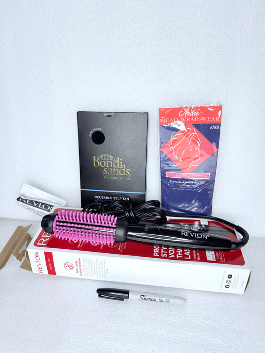 #179 - lot Of 3 Health & Beauty Items, Styling Brush And More (IN CONDITION AS SHOWN)