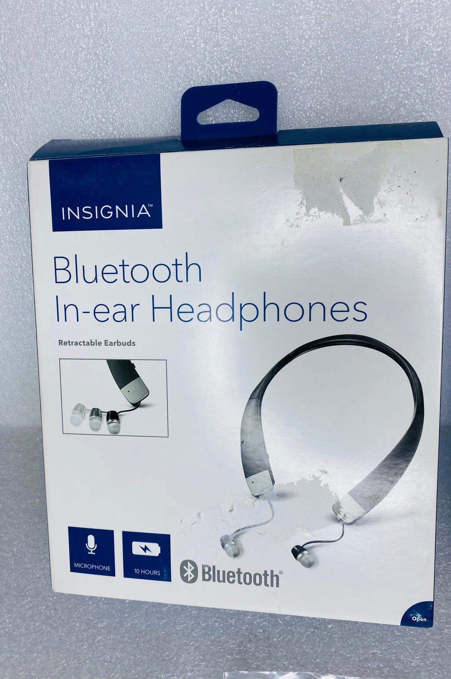 insignia Wireless Bluetooth In-Ear Headset W/Microphone, NS-CAHBTEB02-B – READ
