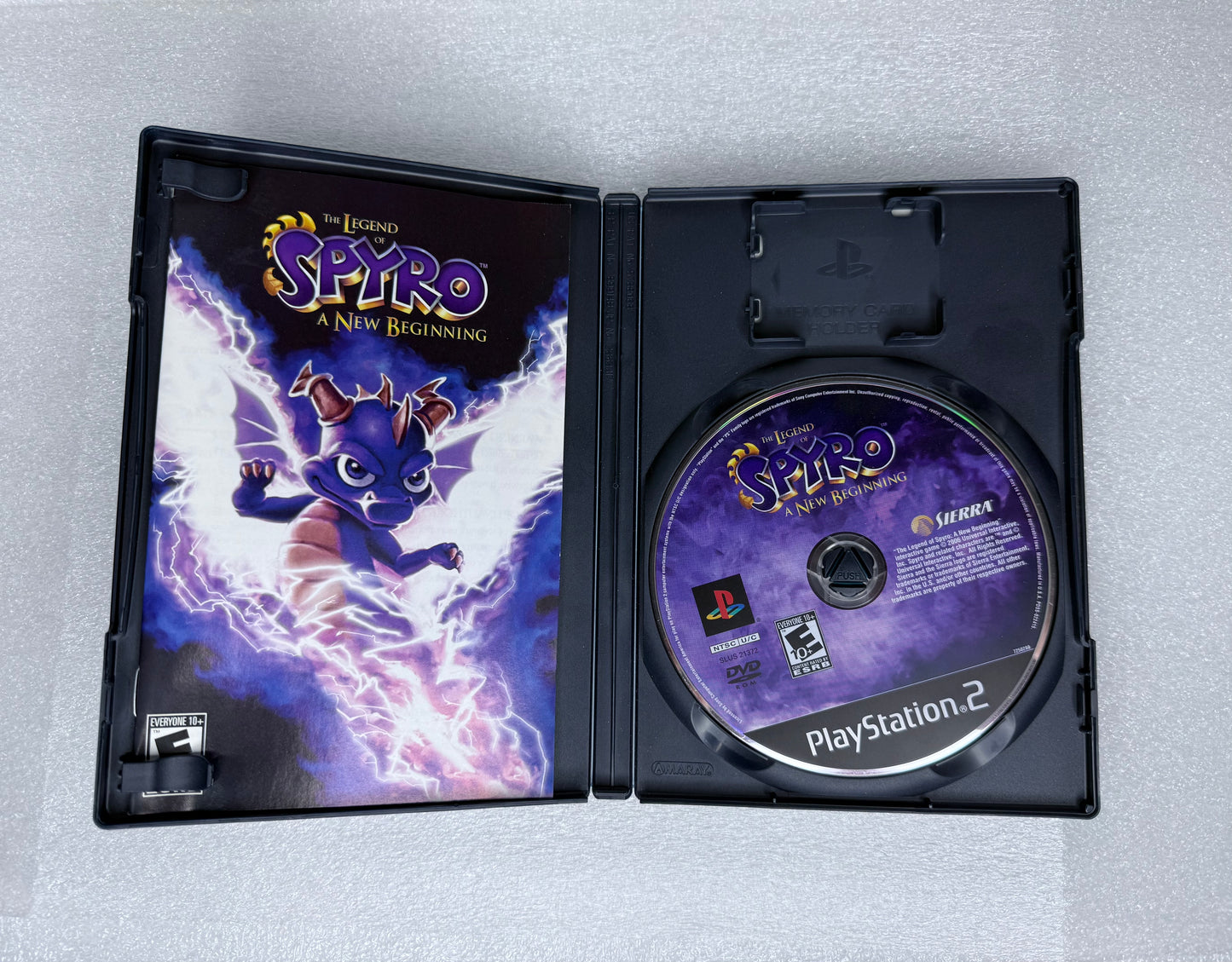 the Legend of Spyro: A New Beginning Black Label For Sony PlayStation 2 - (READ)