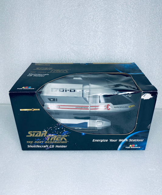 #37 - Star Trek The Next Generation 9" Shuttlecraft CD Holder, 07004 - (READ) - (IN CONDITION AS SHOWN)
