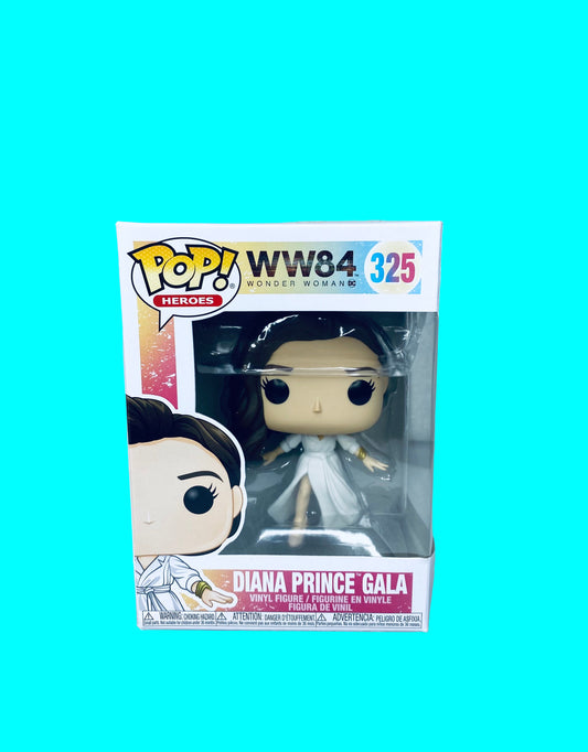 #19 - new - Pop! Heroes Wonder Woman WW84 Diana Prince Gala 325 - (READ) - (IN CONDITION AS SHOWN)