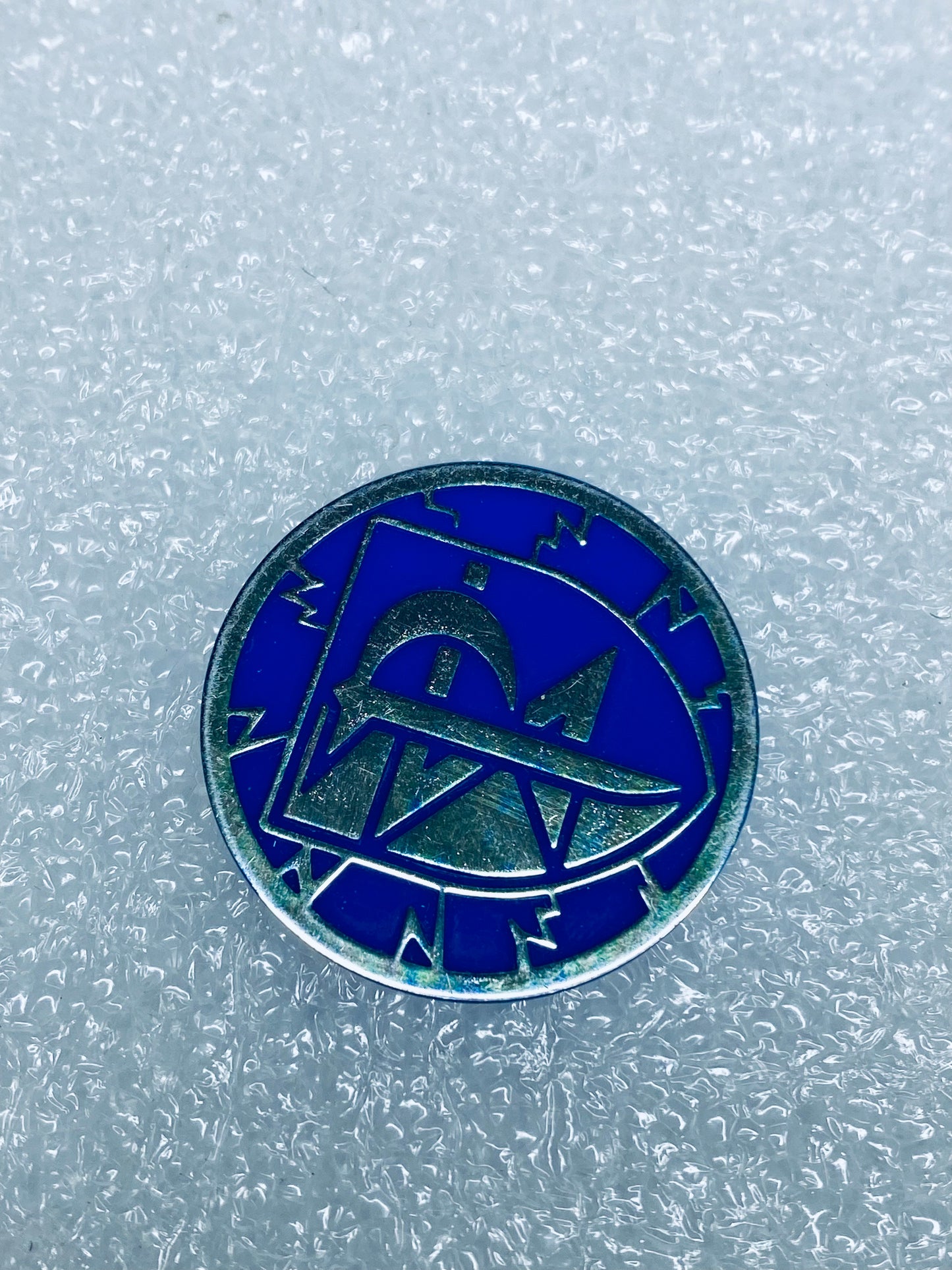 pokemon Team Plasma Blue/Silver, Blue Back, 1 3/16" Coin - (READ)