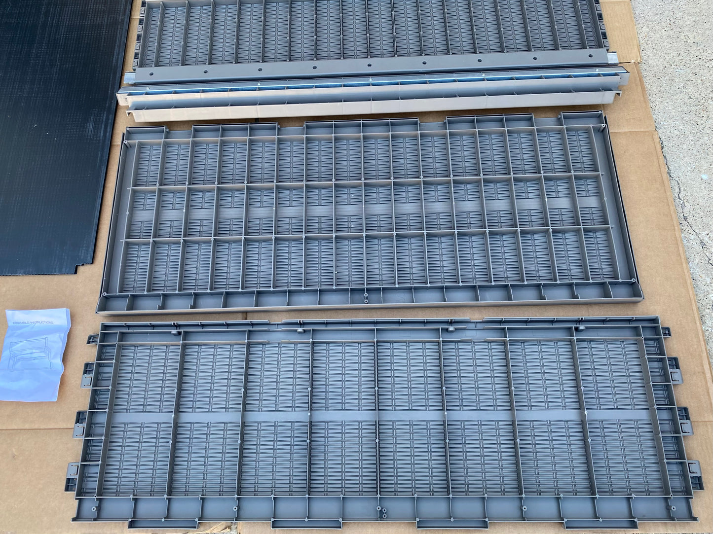 New Other Yitahome 70 Gallon 51" Storage Bench/Deck Box, Light Brown - (READ)