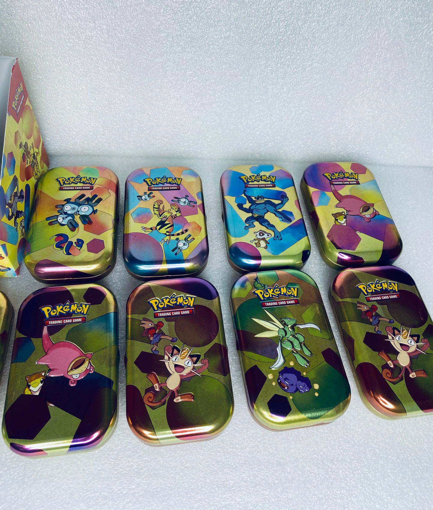 Pokemon Scarlet & Violet 151 Mini Tin Display Art & Coins, No TCG Packs - (READ)