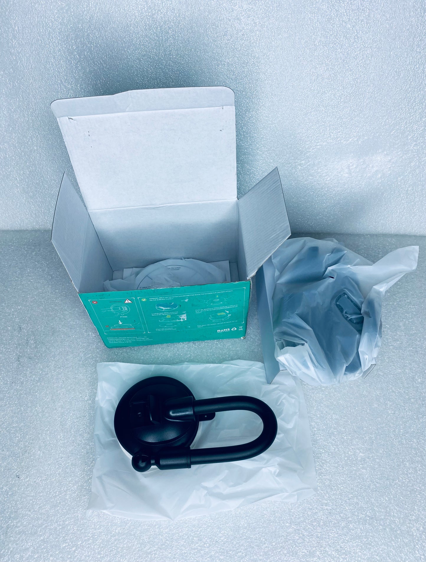 #38 - open Box - Bipopibo Car Phone Windshield Mount With Flexible Arm - (READ) - (IN CONDITION AS SHOWN)