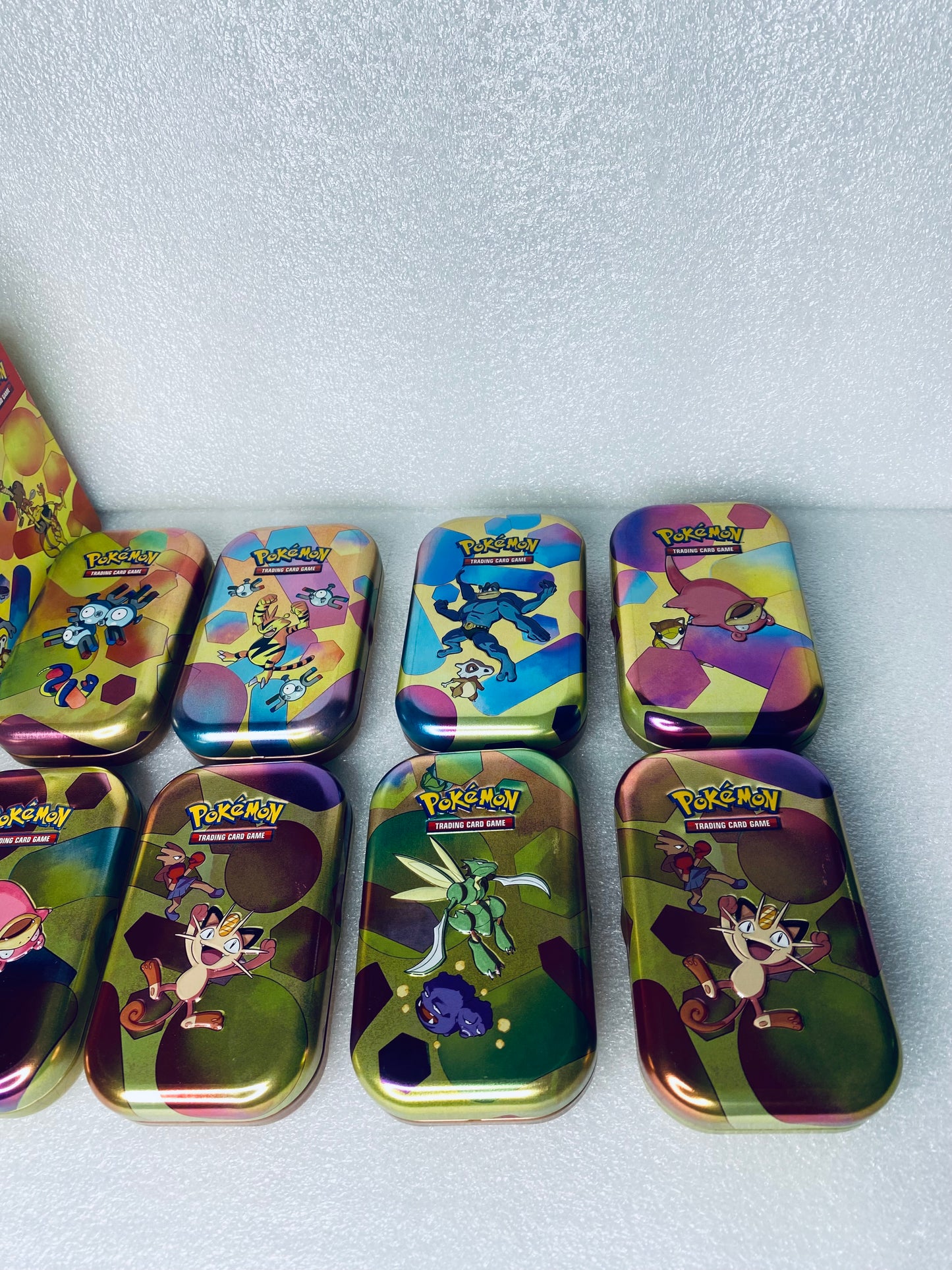 Pokemon Scarlet & Violet 151 Mini Tin Display Art & Coins, No TCG Packs - (READ)