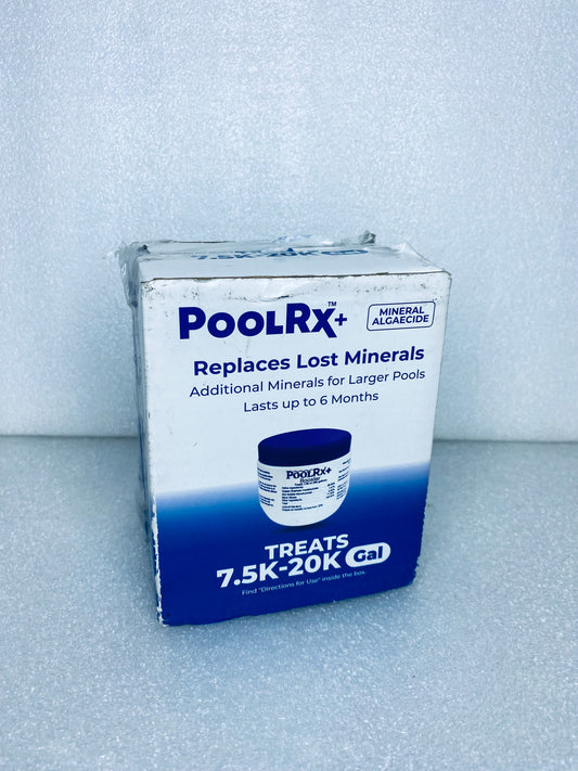 open Box - PoolRX+, Mineral Algaecide, Treats 7.5K-20K Gal, Booster - (READ)