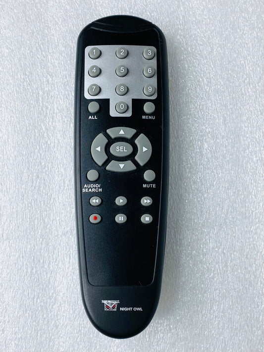 genuine Original Night Owl DVR Remote Control Model REM-AHD10, 6.5" x 2", Black