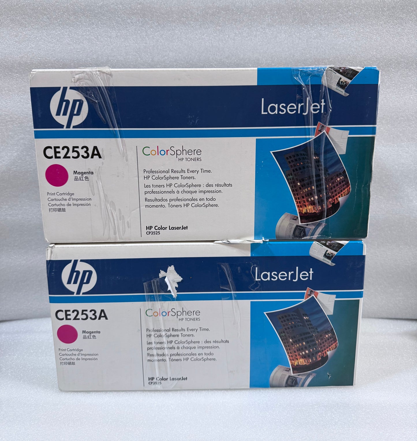 lot Of 2 - New Other - HP Color LaserJet CE253A HP Toners, Magenta - (READ)