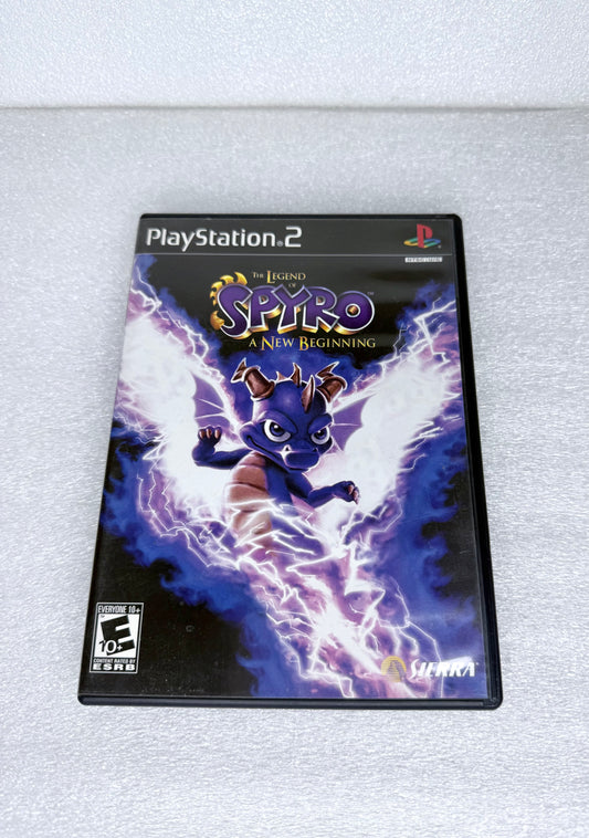 the Legend of Spyro: A New Beginning Black Label For Sony PlayStation 2 - (READ)