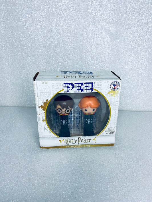 #42 - new -Harry Potter Wizarding World Mini PEZ Toy Ron & Harry, 700854- (READ) - (IN CONDITION AS SHOWN)