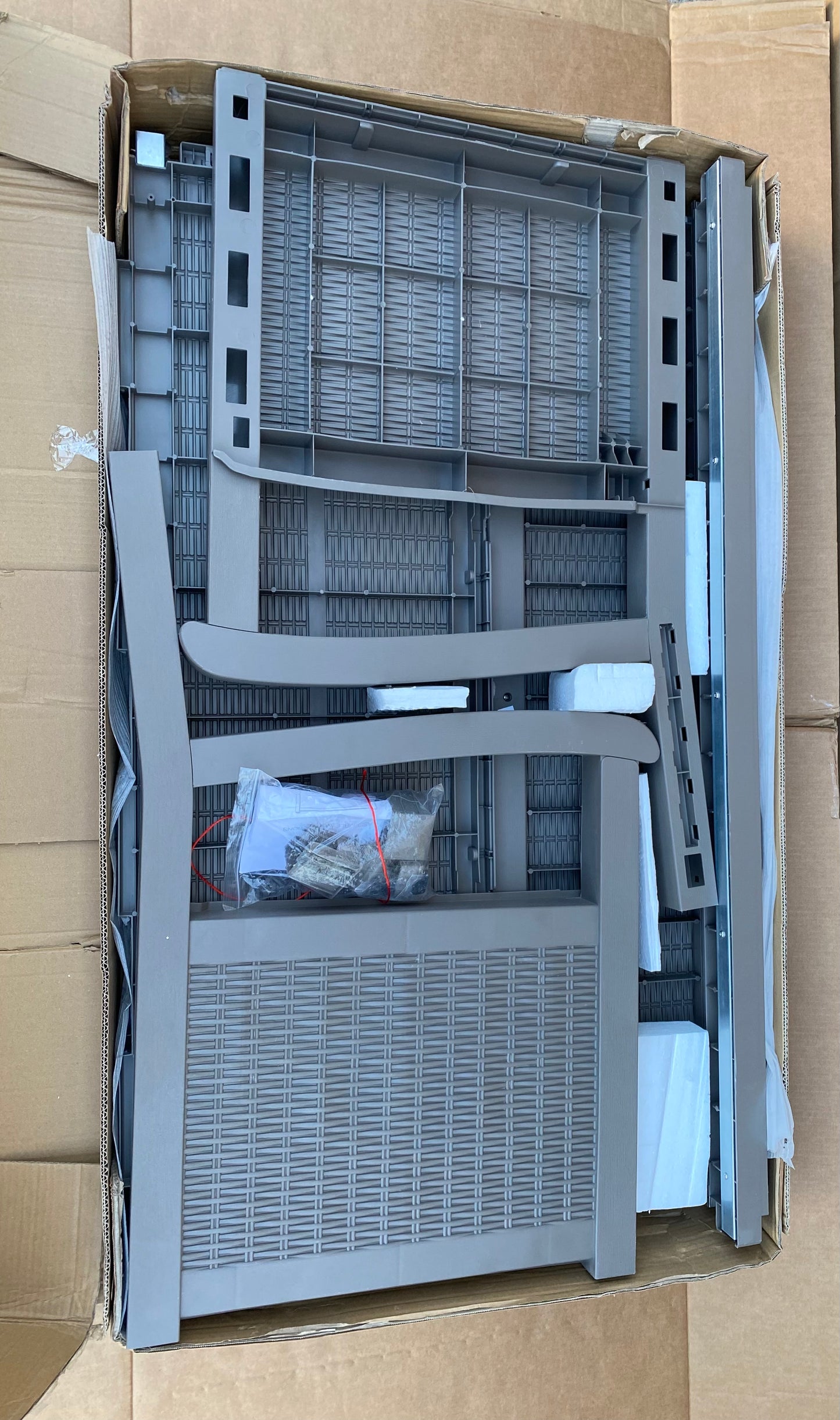 New Other Yitahome 70 Gallon 51" Storage Bench/Deck Box, Light Brown - (READ)