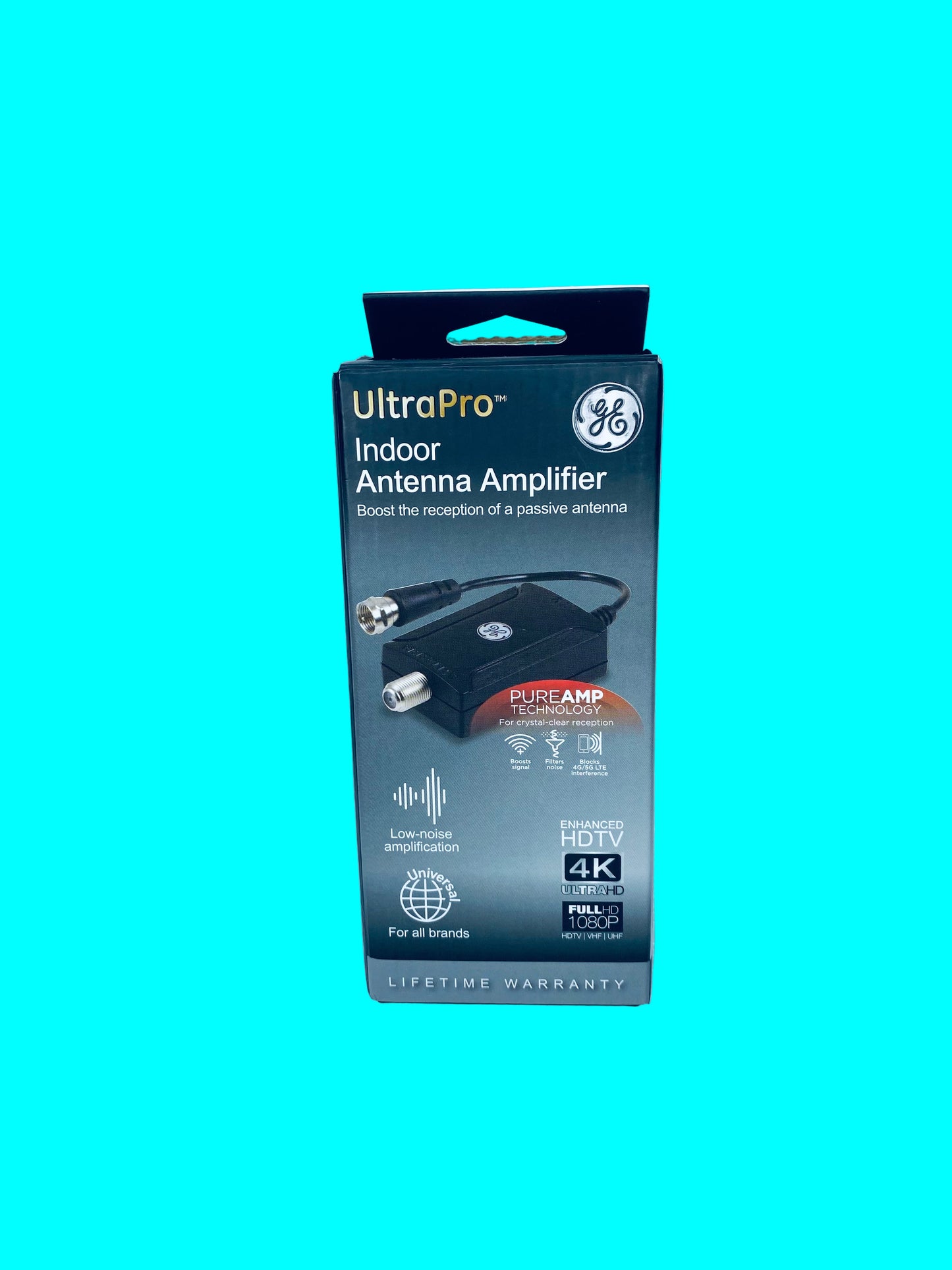 #21 - new-UltraPro Indoor Antenna Amplifier Jasco 4K UltraHD 1080P 42178- (READ) - (IN CONDITION AS SHOWN)