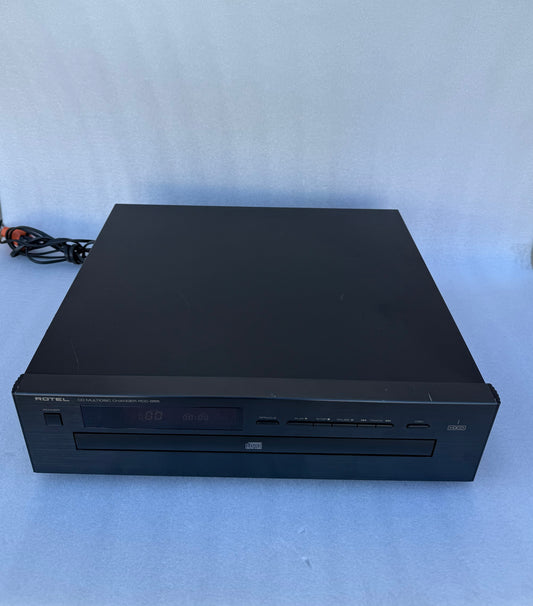 rotel 5 CD Multidisc Changer 15W, RCC-955, Black, 17" x 15" x 4" - (READ)
