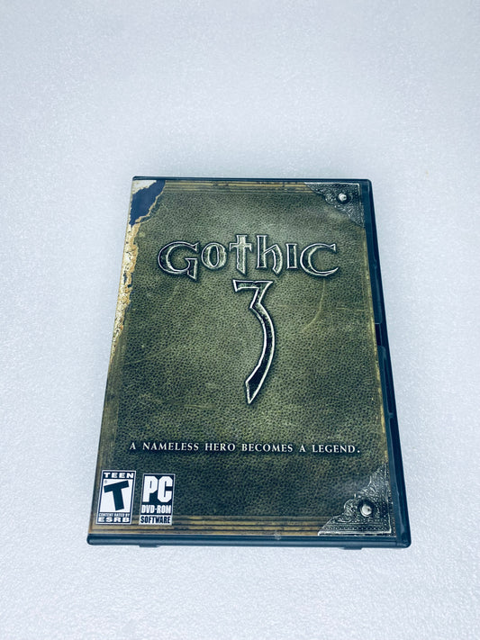 #63 - Gothic 3 PC DVD Rom Software, 11231-1wrap, Replacement Disc - (READ) - (IN CONDITION AS SHOWN)
