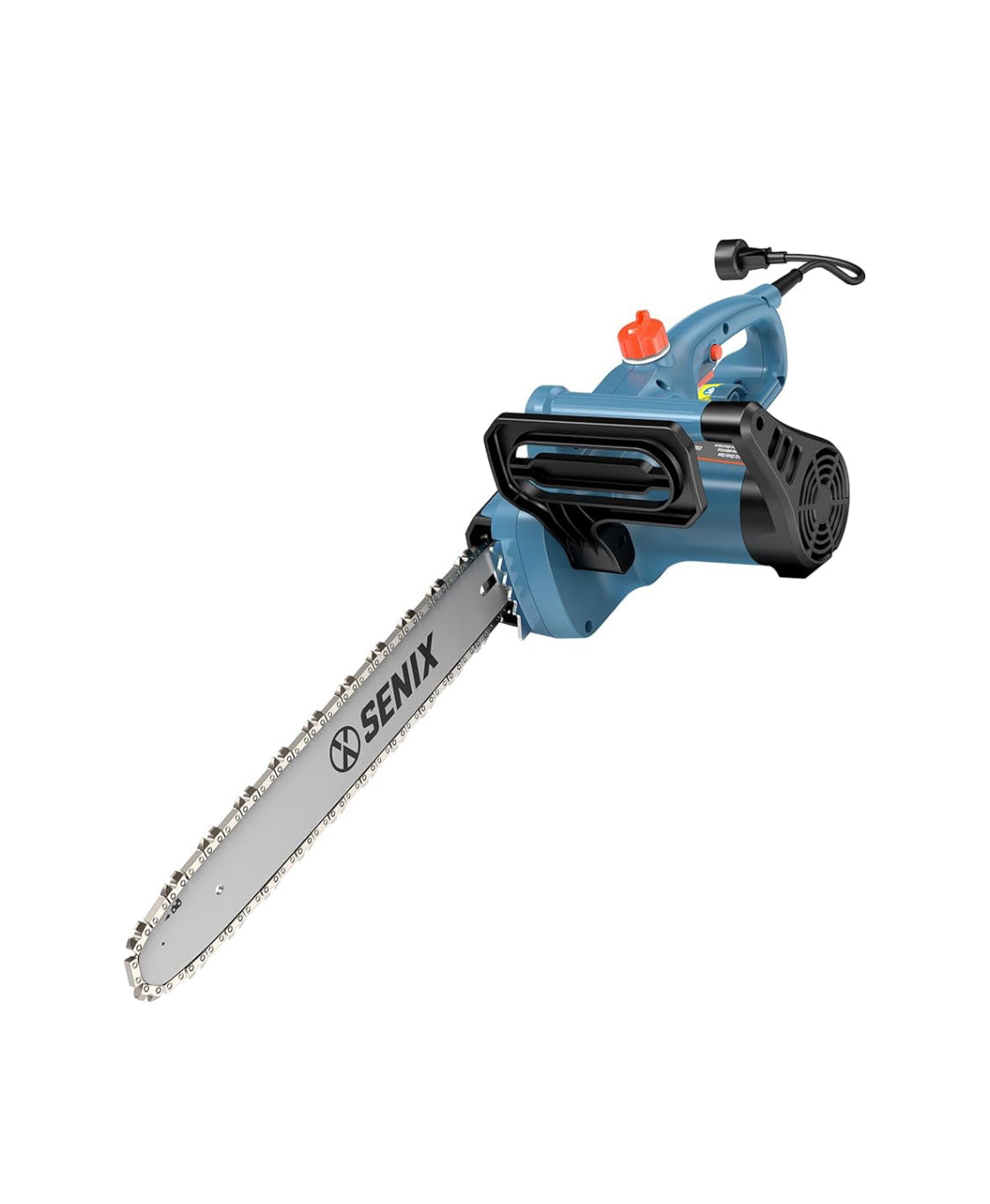 SENIX 14” Corded 10 Amp 3/8 Chain Pitch Electric Chainsaw, CSE10-L