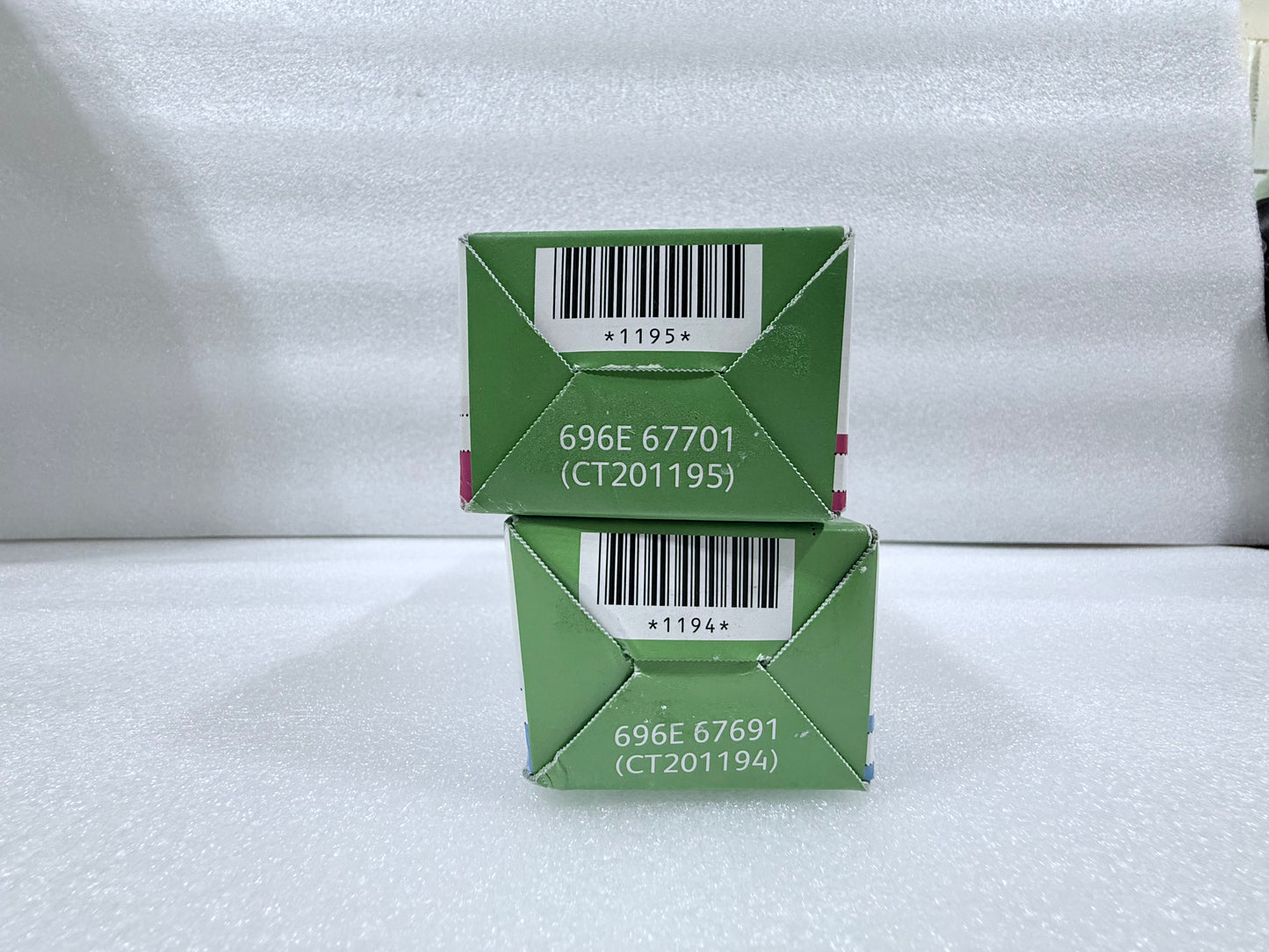 lot Of 2 - New Dell P240C Magenta & P238C Cyan Printer Ink Cartridges - (READ)