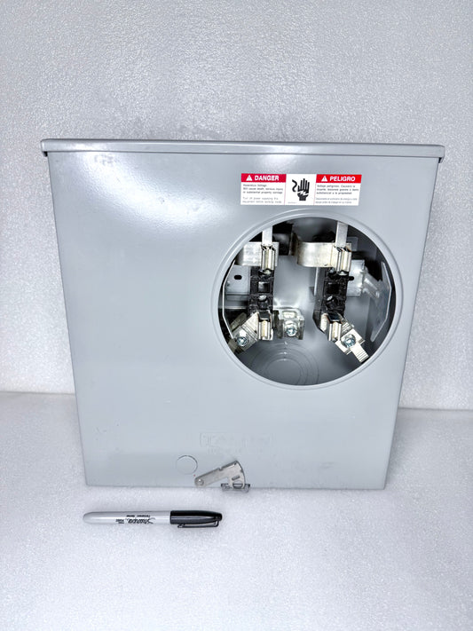talon Type UAT1 Meter Socket 600V 135A 1 Phase NEMA 3R Enclosure - (READ)