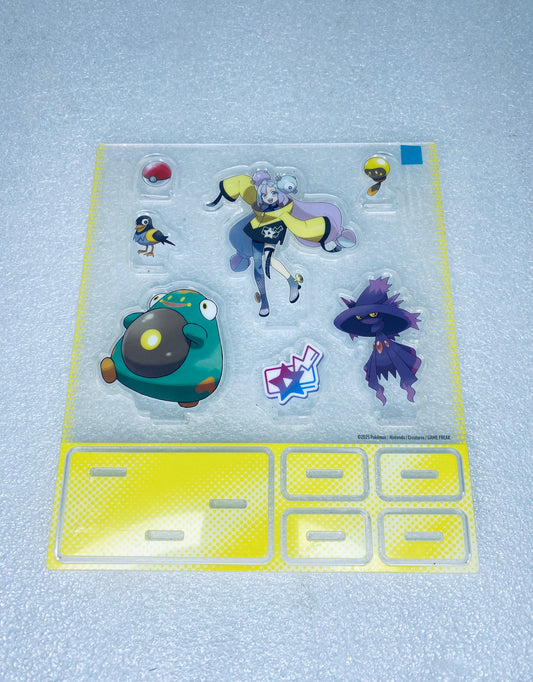 #68 - pokemon Iono's Bellibolt EX Premium Collection Acrylic Stand Sheet- (READ) - (IN CONDITION AS SHOWN)