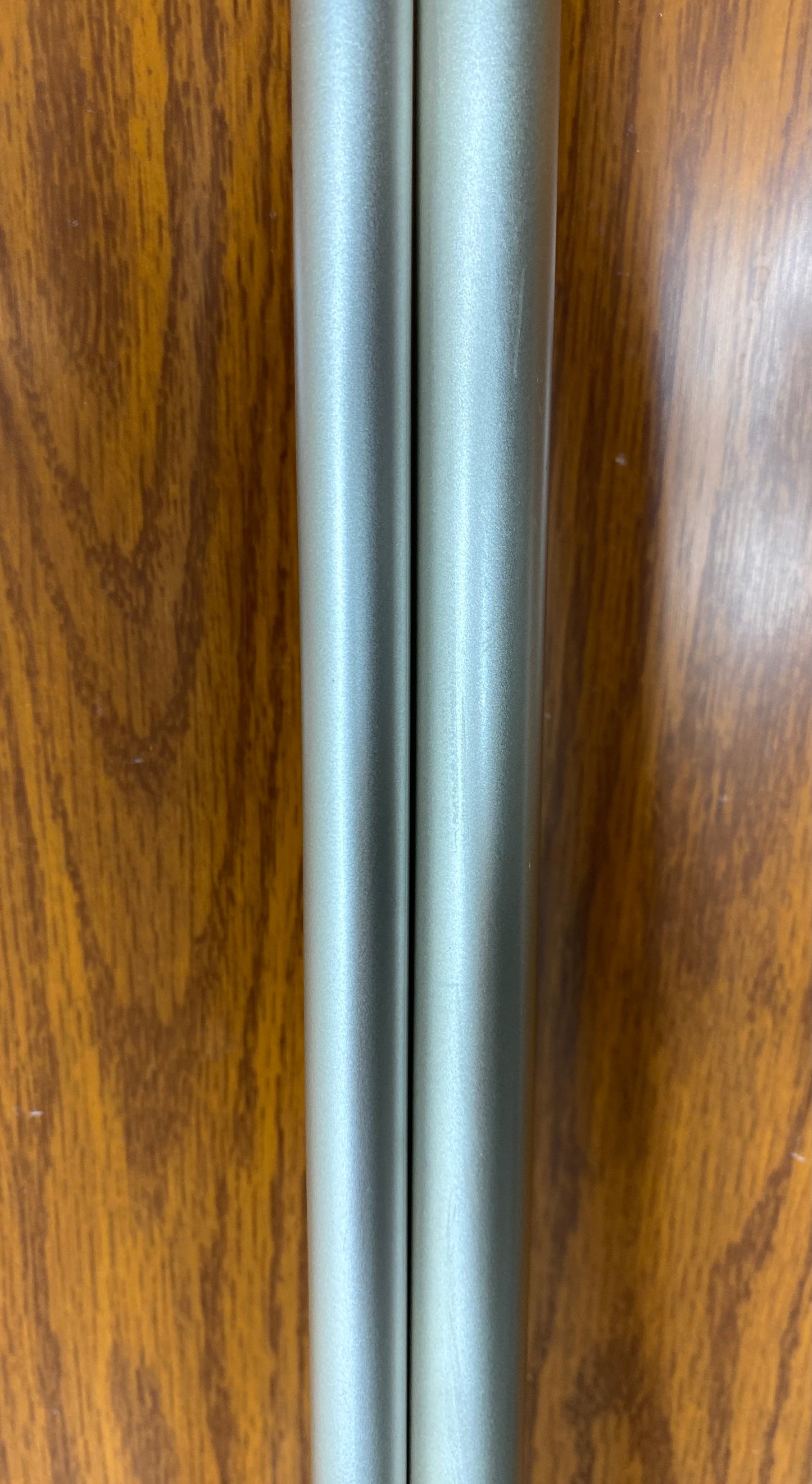 lot of 2-New Other-Amazon Basics 5/8" Room Darkening Curtain Rods, Nickel-(READ)
