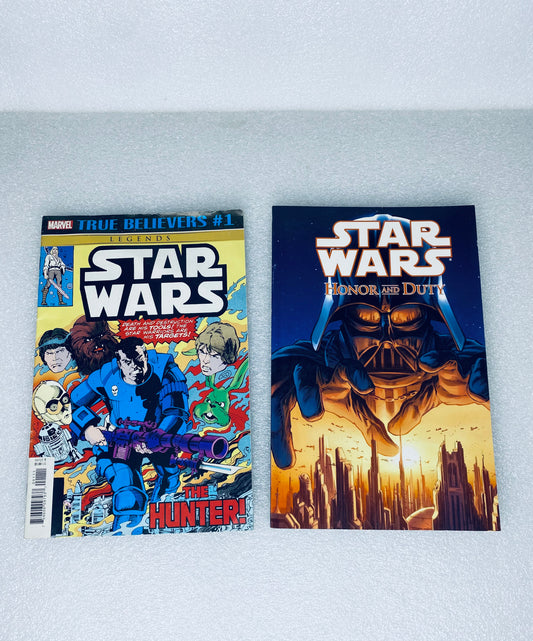 #46 - lot of 2 - Marvel & Dark Horse Star Wars Comic Books - (READ) - (IN CONDITION AS SHOWN)