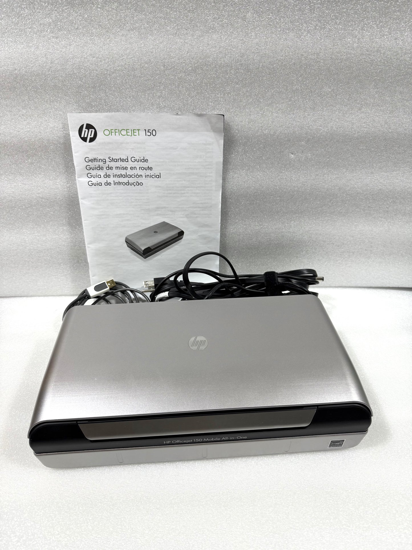 hP OfficeJet 150 Mobile All-In-One Bluetooth Printer, No Ink, CN550A - (READ)