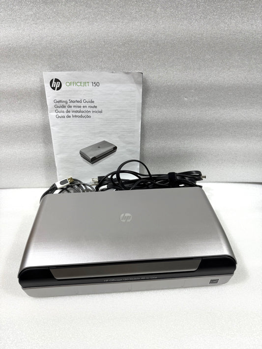 hP OfficeJet 150 Mobile All-In-One Bluetooth Printer, No Ink, CN550A - (READ)