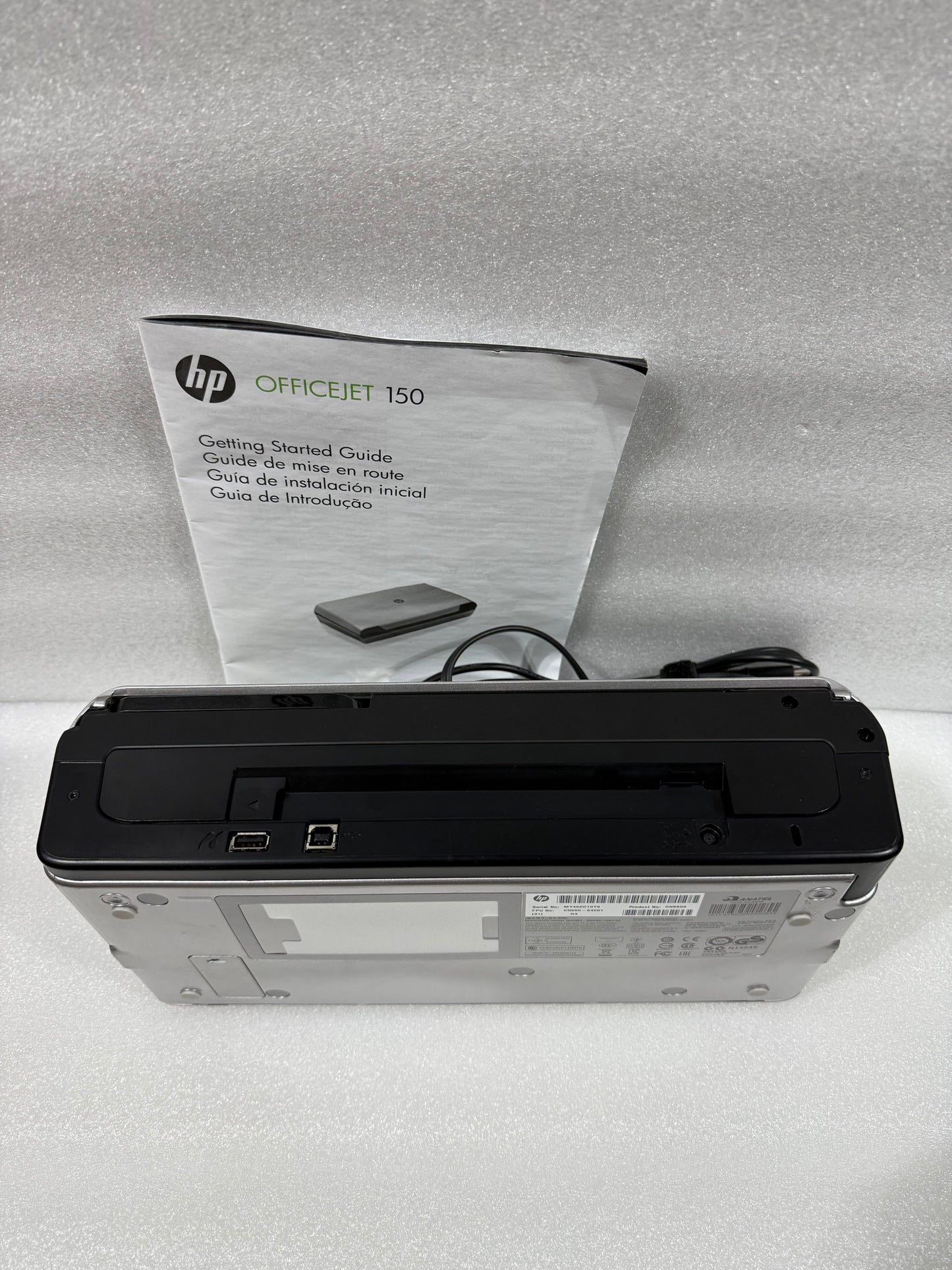 hP OfficeJet 150 Mobile All-In-One Bluetooth Printer, No Ink, CN550A - (READ)