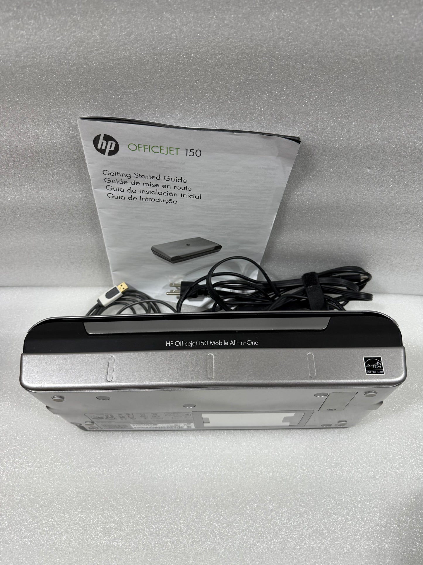 hP OfficeJet 150 Mobile All-In-One Bluetooth Printer, No Ink, CN550A - (READ)