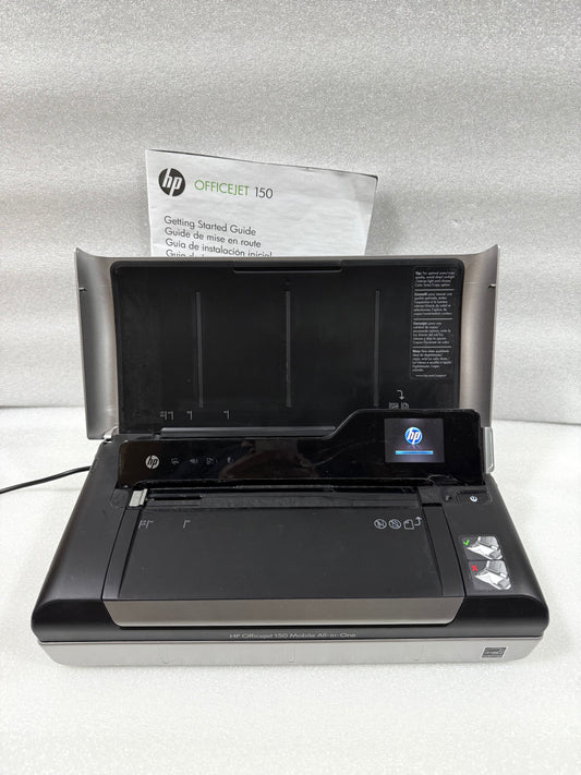 hP OfficeJet 150 Mobile All-In-One Bluetooth Printer, No Ink, CN550A - (READ)
