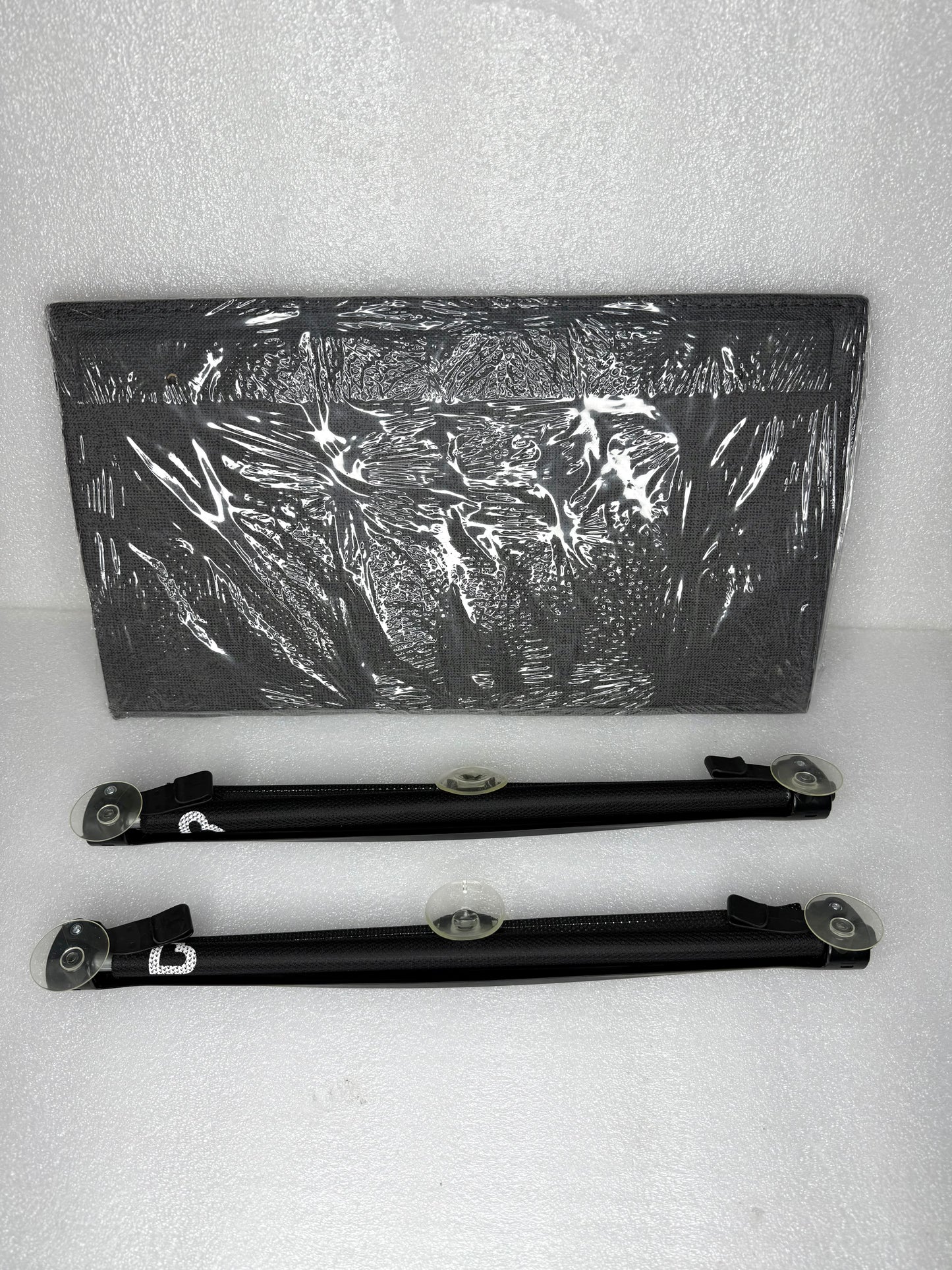 #135 - lot of 3 - Automobile Accessories, Trunk Organizer & Window Visors - (AS SHOWN) $$