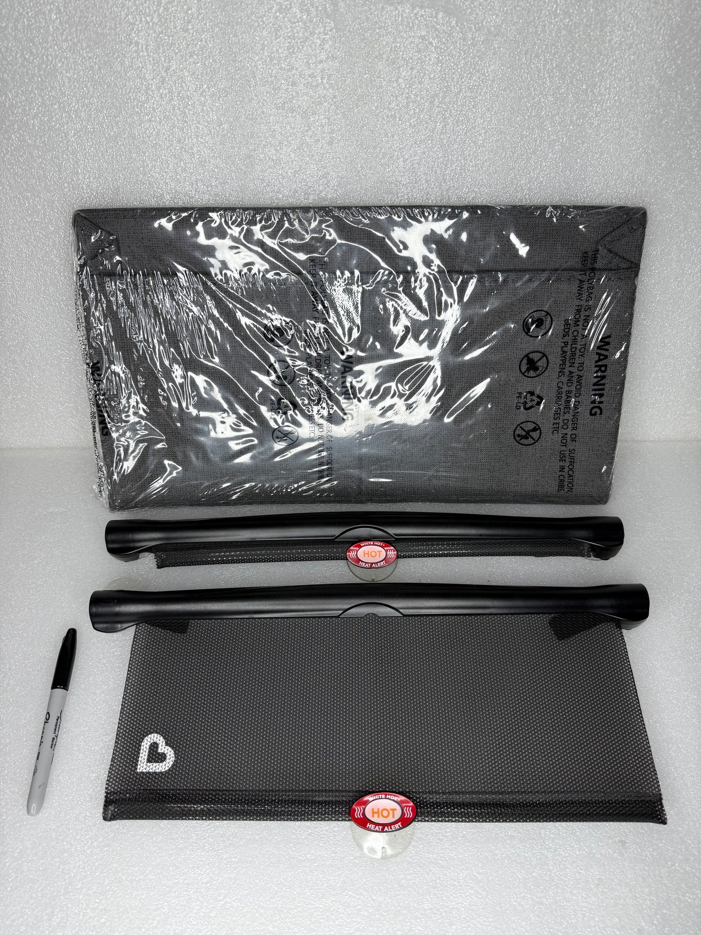#135 - lot of 3 - Automobile Accessories, Trunk Organizer & Window Visors - (AS SHOWN) $$
