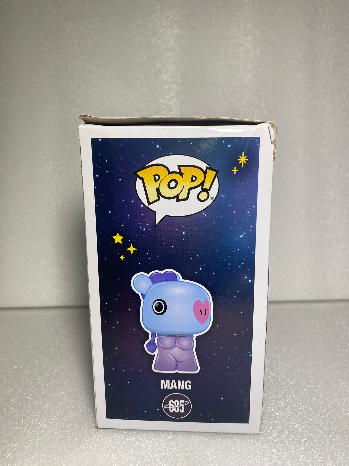 funko Pop #685 BT21 Mang Vinyl Figure, 6.25" x 4.5" x 3.5" - (READ)