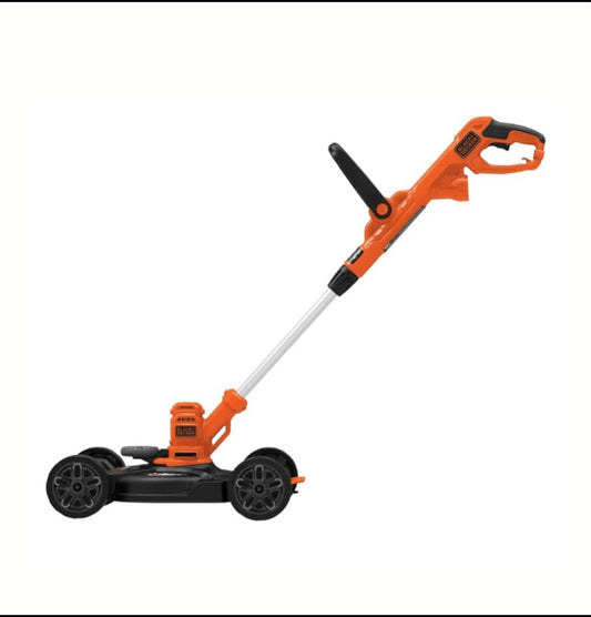 BLACK+DECKER 3-in-1 12” Corded Lawn Mower, String Trimmer & Edger, BESTA512CM