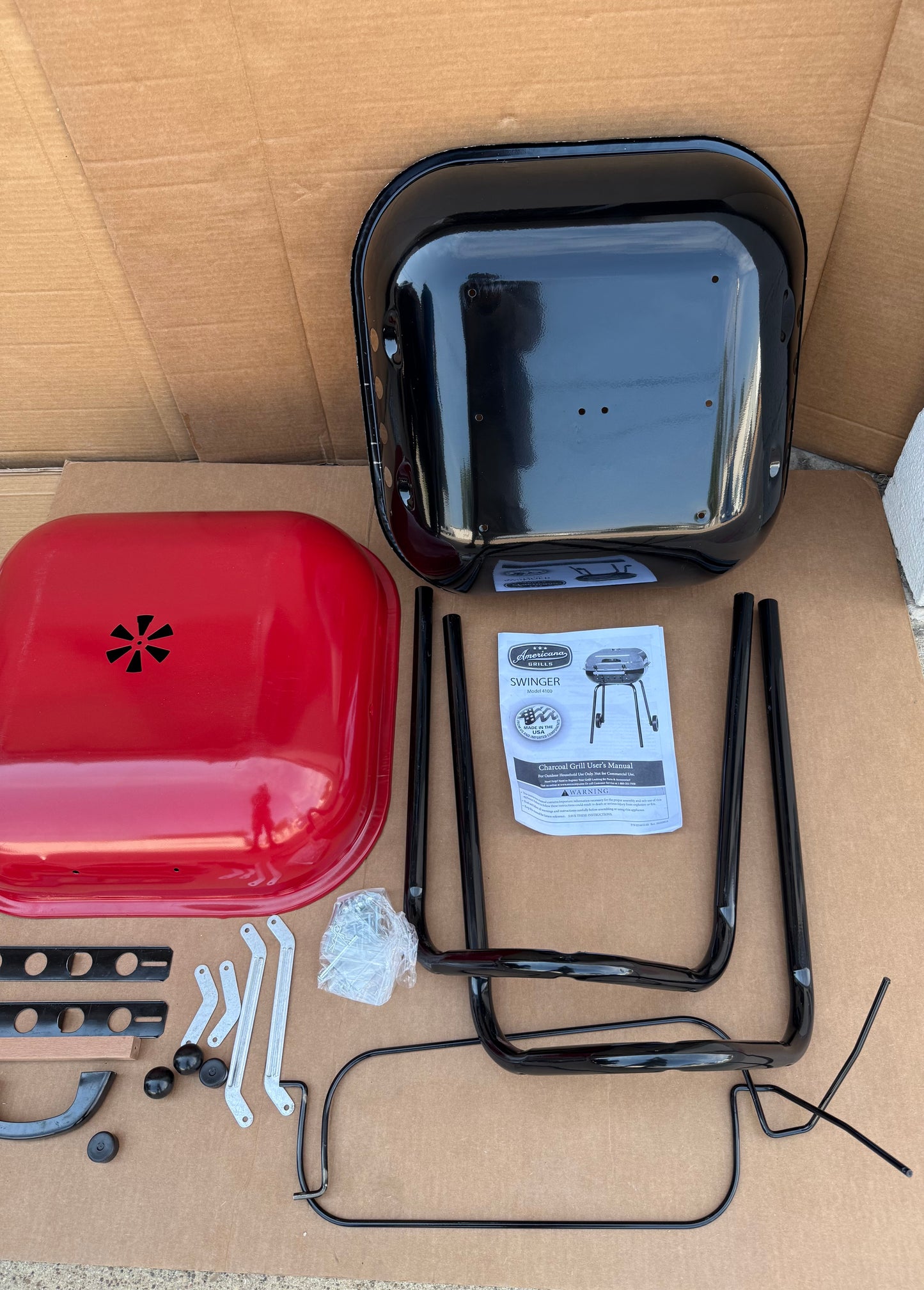 New Other - Americana The Swinger Grill In Red, 4100 - (READ)