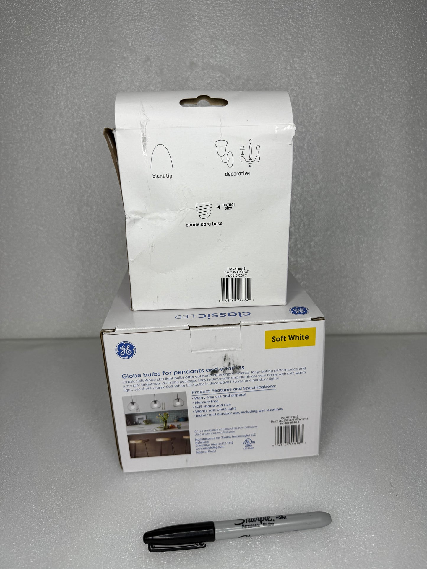 #154 - lot Of 10 - New Other - GE Light Bulbs, 15W & 40W - (AS SHOWN) $$