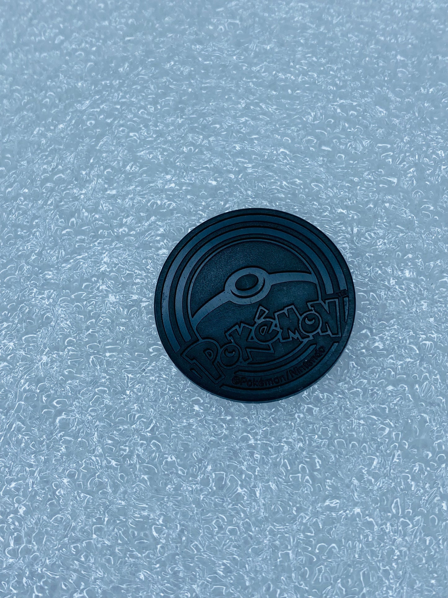 pokemon Energy Symbols Silver/Black Rainbow Dark Rampage 1 3/16" Coin - (READ)