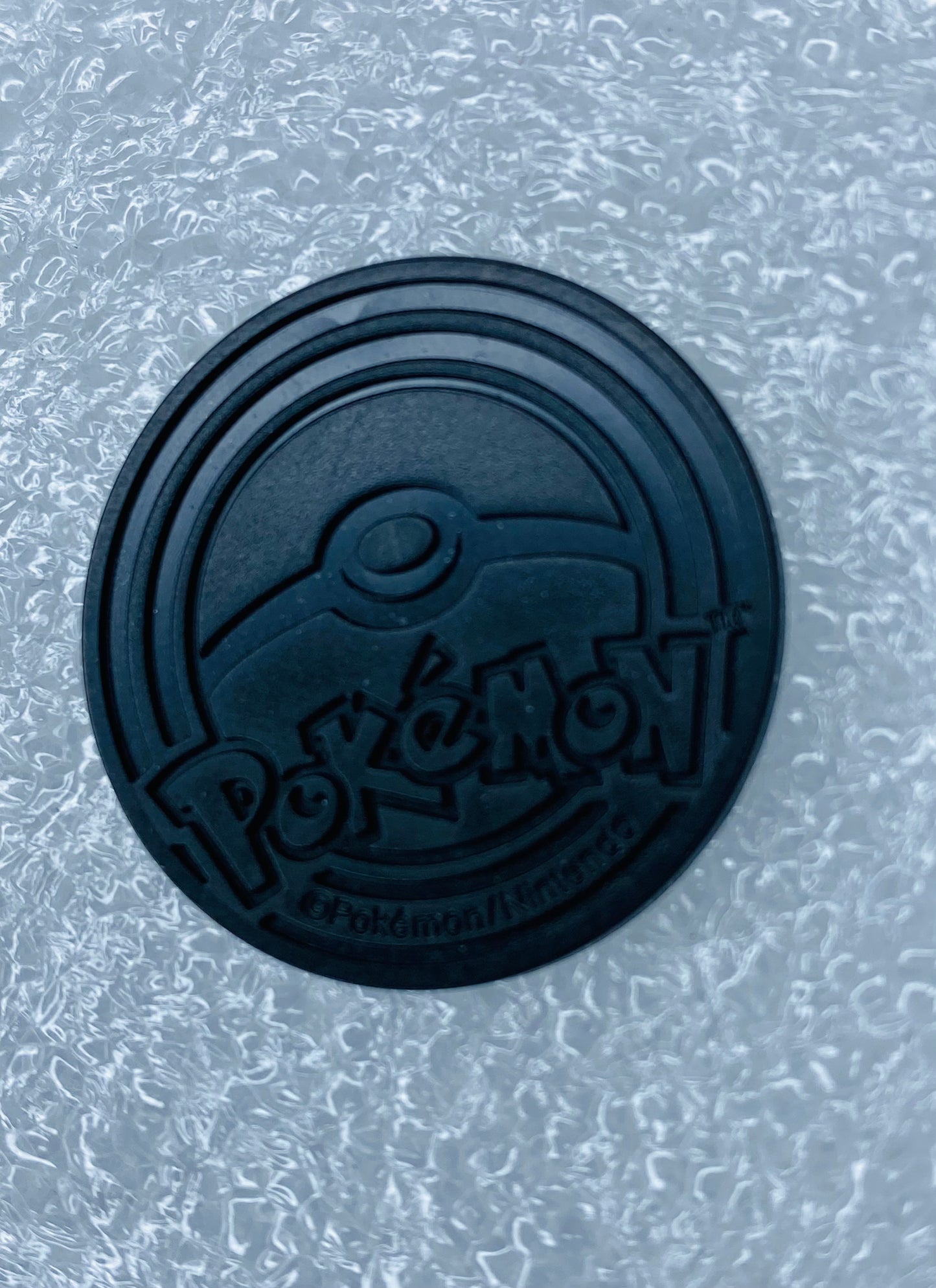 pokemon Energy Symbols Silver/Black Rainbow Dark Rampage 1 3/16" Coin - (READ)