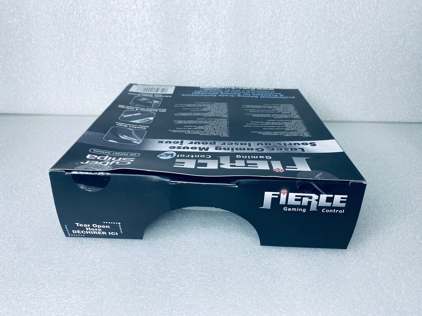 #16 - open Box - Cyber Snipa 5000 DPI Fierce Laser Gaming Mouse V2, Black - (IN CONDITION AS SHOWN)
