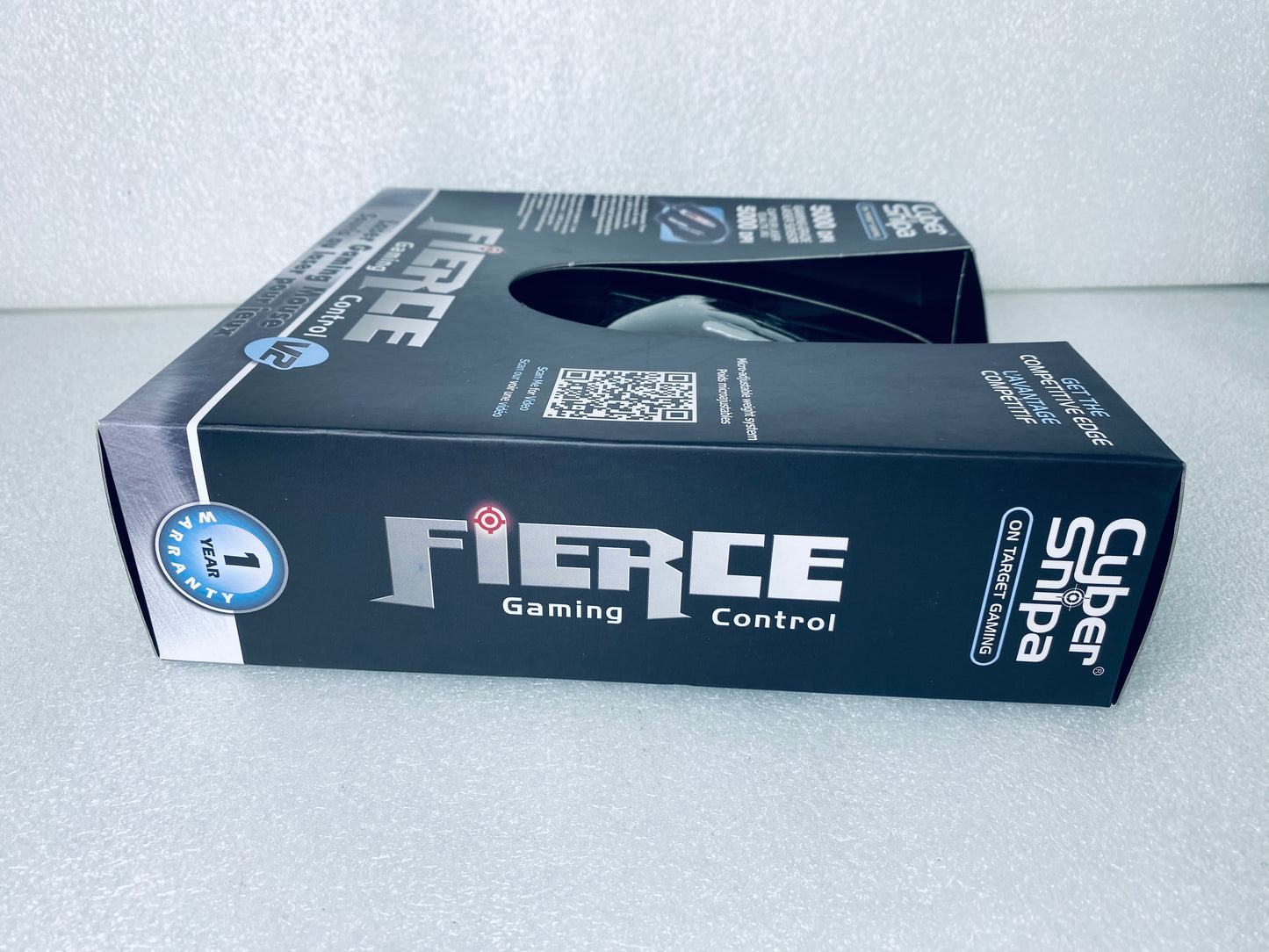 #16 - open Box - Cyber Snipa 5000 DPI Fierce Laser Gaming Mouse V2, Black - (IN CONDITION AS SHOWN)