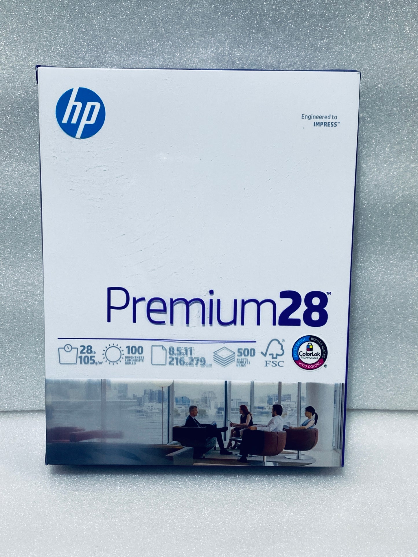 lot Of 3 New Other-HP Premium 28 100 Brightness 8.5" x 11" 500 Sheet Papers Each