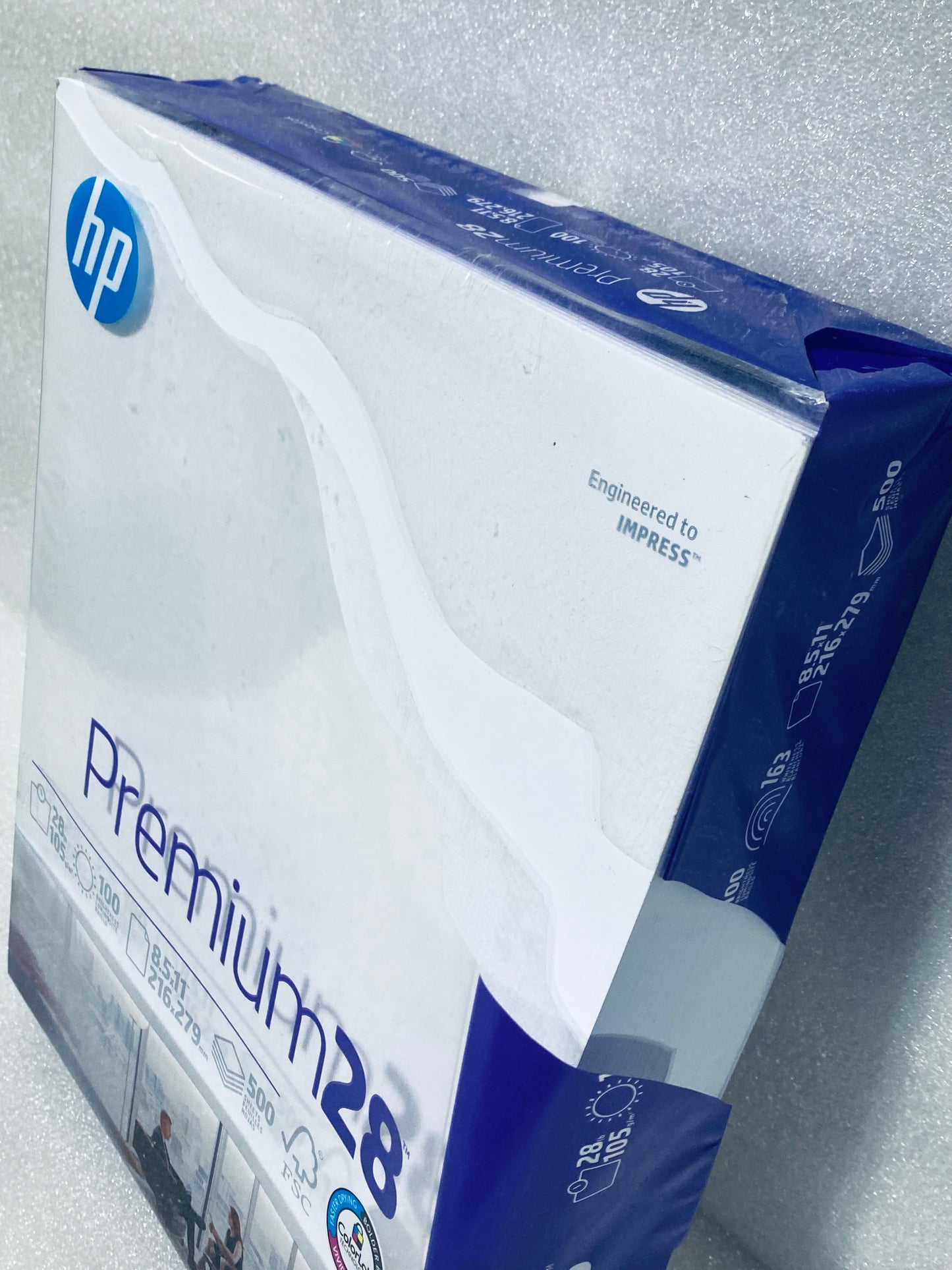 lot Of 3 New Other-HP Premium 28 100 Brightness 8.5" x 11" 500 Sheet Papers Each