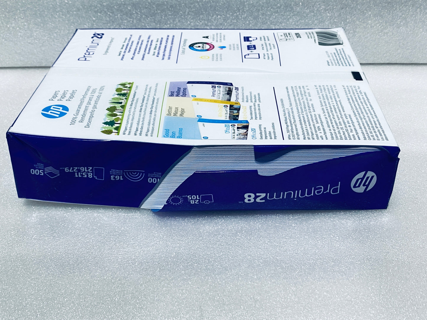 lot Of 3 New Other-HP Premium 28 100 Brightness 8.5" x 11" 500 Sheet Papers Each