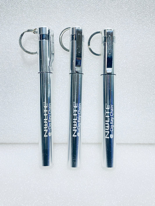 lot Of 3 New Other - Nulite e-Cig Key Chain Containers, Silver